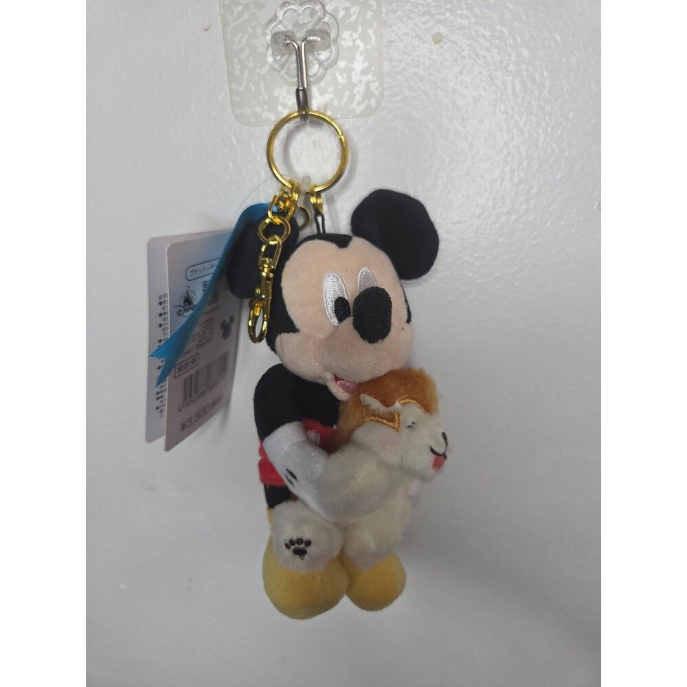 Shibuya Disney Store Exclusive Mickey Mouse x Hachiko Plush Keychain